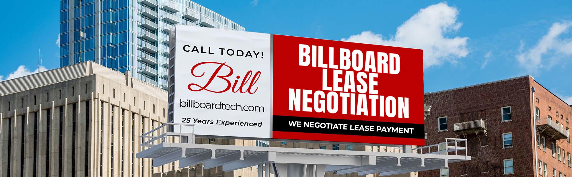 Billboard Lease Negotiations